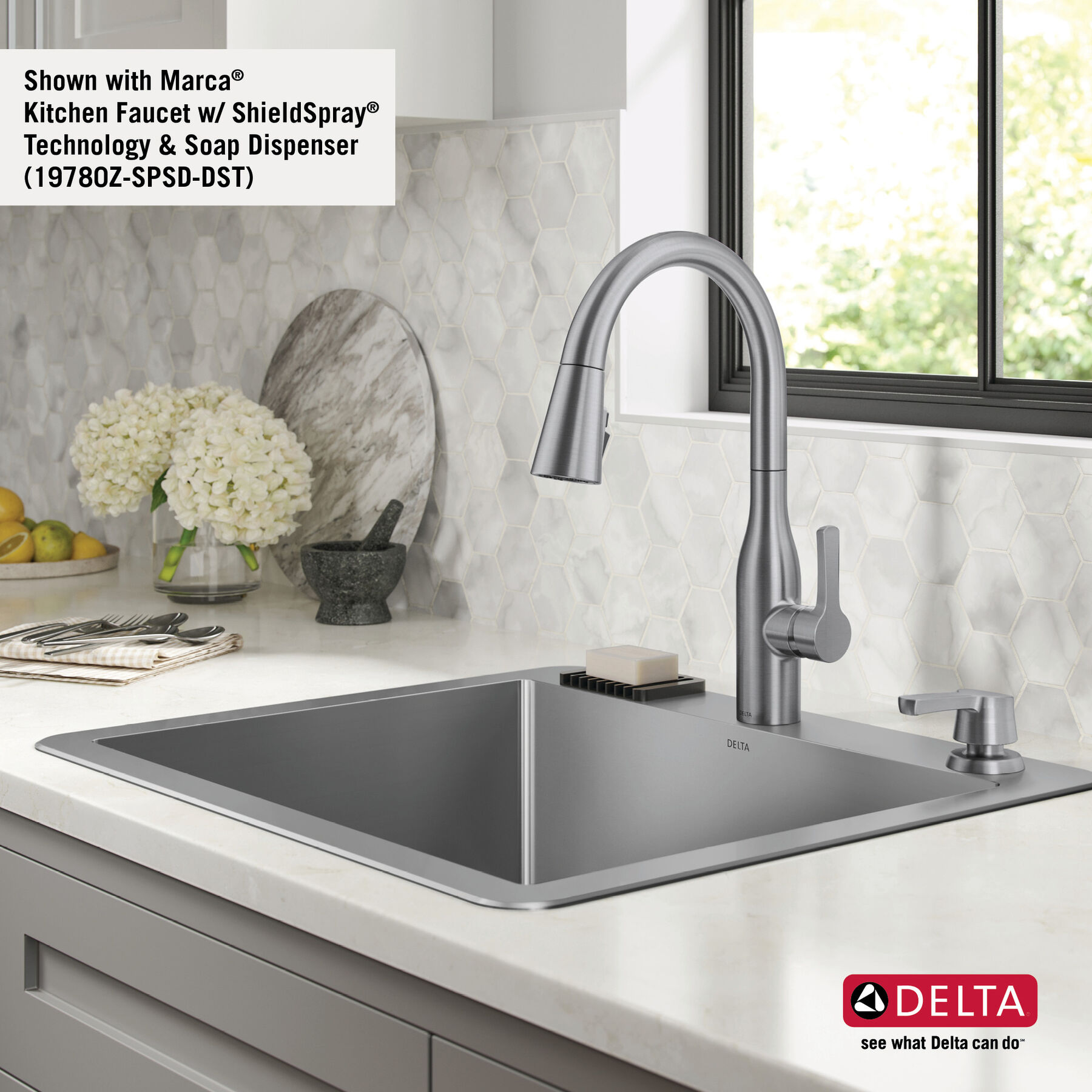 25” Drop-In Undermount Stainless Steel Single Bowl Kitchen Sink with Accessories, image 12
